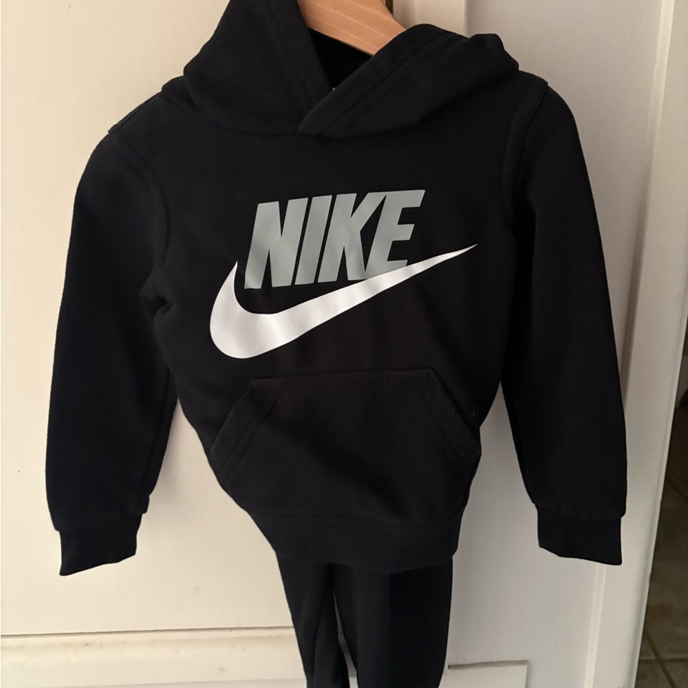 Nike Kids Black and White Hoodie Set
